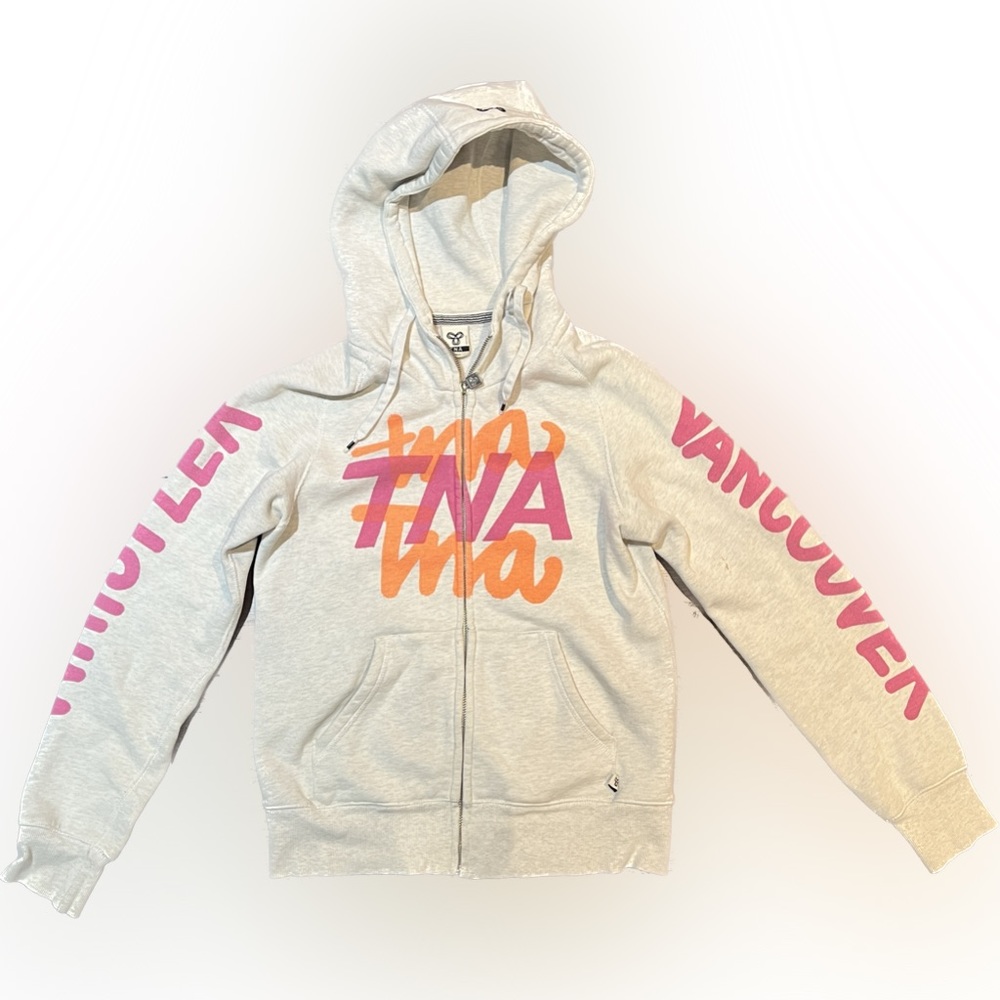 TNA zip up sweater hoodie